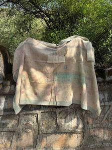 Vintage Cotton Kantha Reversible <b>Quilt</b> Handmade Indian Patchwork Bedspread <b>Throw</b> Blanket - Product Image 3