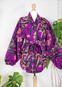 Suzani Chaqueta Larga Bordada A Mano Para Mujer Primavera Bohemio Boho Gypsy - Product Image 6