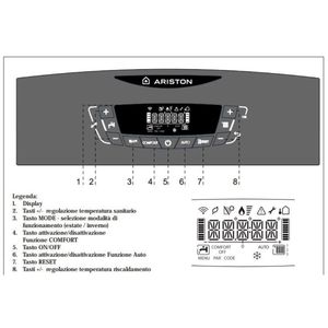 Ariston classe un riscaldatore a Gas di condensazione modello una caldaia a metano WiFi 30 - Product Image 5