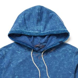 Sweats à capuche personnalisables délavés à l'acide, hiver, 2 pièces, design futuriste, lignes audacieuses, style polyester/coton polaire brodé, délavé à la pierre - Product Image 2