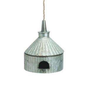 Handcrafted Galvanized Birdhouses With Vibrant Painted Designs Attracting Birds and Beautifying Your <b>Garden</b> - Product Image 3