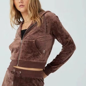 Survêtement en molleton pour femme entièrement personnalisé, hiver, 100% coton, à capuche, respirant, grande taille, streetwear adulte, 2026 - Product Image 1