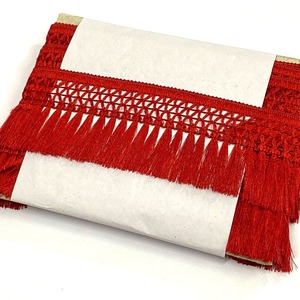 การตัดเย็บผ้าฝ้ายสีเบจสีขาวสีเบจขอบพู่สำหรับงานฝีมือพรมพรม - Product Image 6