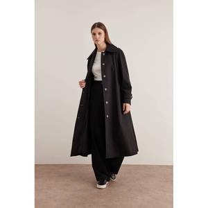 Women's Long PU <b>Leather</b> Raglan <b>Trench</b> <b>Coat</b> Waterproof Casual Print Spring Autumn Winter - Product Image 1