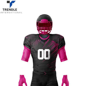 Uniformes de Fútbol Americano de Diseño Personalizado, Ropa de Equipo, Manga Corta, Secado Rápido, Ajuste Holgado, Transpirable y Duradero para Hombres y Mujeres - Product Image 4