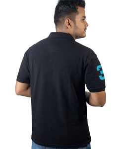 Custom Logo 240Grams Men's <b>Blank</b> Golf Silk Cotton Plain Short Sleeve Casual Polo Shirts - Product Image 3