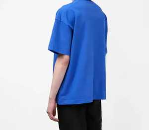 เสื้อยืดแขนสั้นคอลูกเรือสำหรับผู้ชาย, เสื้อยืดผ้าฝ้าย100% แนวไฮสตรีท - Product Image 5