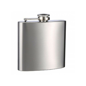 Luxury <b>Brushed</b> Stainless Steel Hip Flask Durable, Leak-Proof Pocket <b>Bottle</b> for Alcohol, Travel & Gifting Wholesale Supplies - Product Image 2