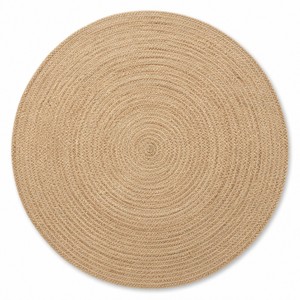 <span class=keywords><strong>Tapis</strong></span> rond en jute pour animaux <span class=keywords><strong>de</strong></span> compagnie, tissé plat, antidérapant, style bohème, lavable et résistant aux taches, décoration écologique pour la maison - Product Image 2