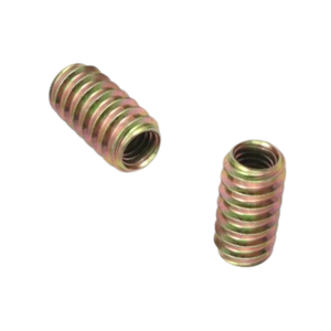 Écrou d'insertion robuste en acier inoxydable zingué pour applications minières, longueur 8-30 mm, qualité export. - Product Image 3