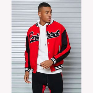 Wholesale Custom Men's Varsity <b>Baseball</b> <b>Bomber</b> <b>Jacket</b> Plus Size Lightweight Summer & Heated Winter <b>Jacket</b> Manufacturer - Product Image 1