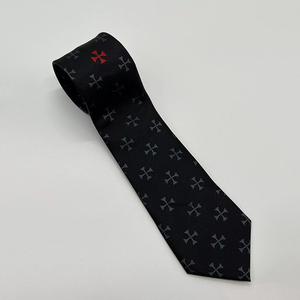 Maçonnique Chevaliers Templiers Cravate À La Main KT Maçonnique Regalia Top Qualité Sur Mesure Maçonnique Regalia Personnalisé 2025 Cravates pour Hommes - Product Image 1