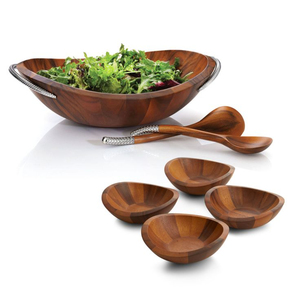 Ensemble de dîner en bois naturel poli fort de qualité supérieure pour les cuisines à domicile tables à manger modernes fêtes ou hôtel servant - Product Image 3