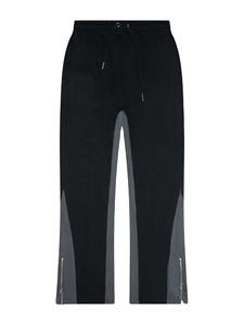 Ensemble de survêtement ample à jambes évasées en deux pièces, léger, en polyester/coton imprimé, jogging pour homme, sweat-shirt à capuche, pantalon de survêtement, taille plus, hiver - Product Image 3