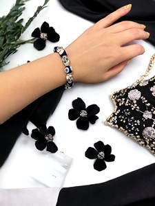 DAFNI BIG PAZAR Elastic Beaded <b>Stone</b> <b>Bracelet</b> CERAMlCKS Stones Different Designs Unisex Gift Made in Istanbul Model Number 44 - Product Image 6