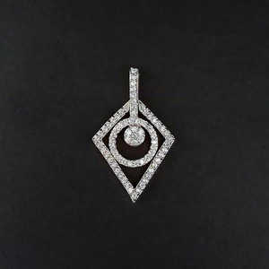 Kriaa AD 18K Plaqué Or Pendentif Style Religieux Charme en Alliage de Zinc pour la Fabrication de Bijoux Étanche pour Cadeaux - Product Image 1