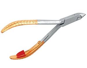 Cortaúñas Profesional de Acero Inoxidable de Alta Calidad, Herramienta de Uñas Plateada con Dorado, Instrumentos de Podología - Product Image 5