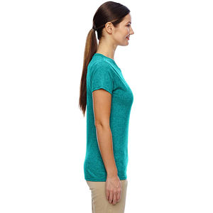 T-Shirt a manica corta con stampa personalizzata di alta qualità e alta qualità T-Shirt con <span class=keywords><strong>top</strong></span> 100% in cotone da donna - Product Image 2
