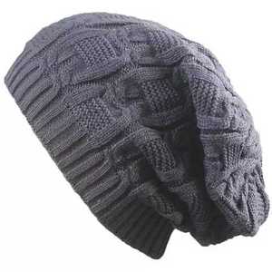 Buy Slouchy <b>Winter</b> Beanie <b>Hats</b> for <b>Men</b> & Women Over sized Long Slouch Beanie Cap Street wear waffle Cap - Product Image 6