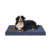 Canapé-lit pour animaux de compagnie, écologique, imperméable, pour chiens et chats, avec motif uni, housse personnalisée, rembourrage en éponge, amovible et lavable