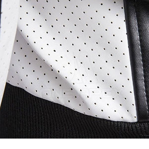 Chaqueta de piel de vaca auténtica para hombre, fabricación de Pakistán, totalmente personalizada, logotipo de su marca, cuello levantado, calle alta, precio bajo - Product Image 6