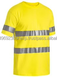 Vêtements de travail de sécurité, polos à haute visibilité, t-shirts réfléchissants, polos jaunes à haute visibilité, logo personnalisé, chemise de sécurité pour hommes - Product Image 3