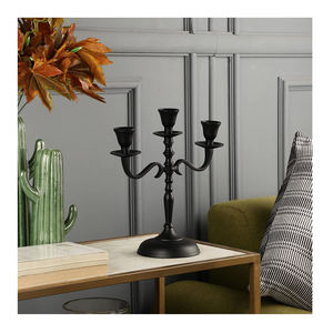 Candelabros de metal más exigentes Candelabros de 5 brazos Linternas Soportes de velas Candelabros niquelados pulidos a un precio asequible - Product Image 2