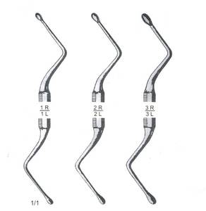 Curetas de hueso de doble punta Volkmann redondas y ovaladas afiladas | Curetas ortopédicas de acero inoxidable utilizadas en cirugía ósea - Product Image 6