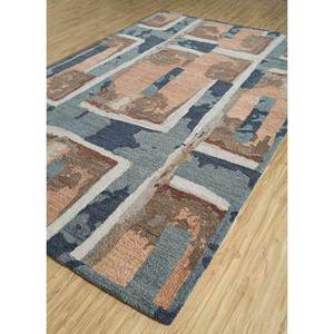 Acar Beige & <b>Brown</b> Hand Tufted <b>Wool</b> Rugs Tnr-1552(Md) Abstract Boho Style for Home Hallway Entryway Bedroom From Jaipur Rugs UK - Product Image 2