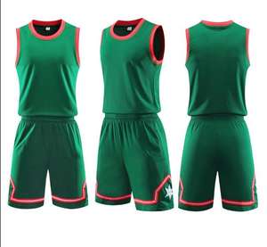 Nouvel arrivage d'uniforme de basket-ball pour hommes OEM logo personnalisé maillot et short en tissu respirant uniforme de sport à séchage rapide - Product Image 6