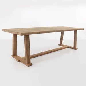 Mesa de comedor barata rectangular Joseph de madera de teca y precio competitivo para productos de primera calidad - Product Image 6
