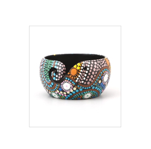 Cuencos de madera e hilo impreso de alta calidad para tejer cuenco de hilo de madera hecho a mano al mejor precio - Product Image 3