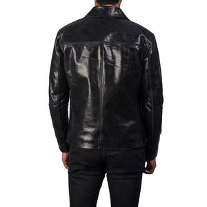 Classic College Style <b>trucker</b> Leather <b>Jackets</b> Best Design <b>Men</b> Winter Custom Design Leather <b>jacket</b> for <b>men</b> <b>jacket</b> for <b>men</b> - Product Image 4