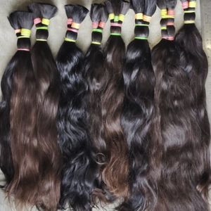 ผมต่อเนื้อผมมนุษย์แท้สีดำธรรมชาติสำหรับผู้หญิงผมมนุษย์แบบอินเดียสำหรับ100% - Product Image 5