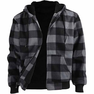 Sweats à capuche et sweat-shirts en coton thermique pour hommes respirant impression personnalisée sweats à capuche à fermeture éclair tendance 2025 - Product Image 1
