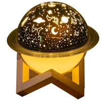 Lampe humidificateur d'air Lune Étoile Saturne Planète 3D
