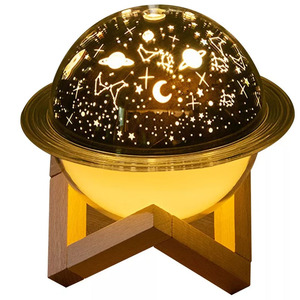 Lampe humidificateur d'air Lune Étoile Saturne Planète 3D - Product Image 2