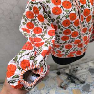 New Arrival Handmade Thick Winter Breathable <b>Vintage</b> Quilted Jacket Block Printed Cotton Women - Product Image 2