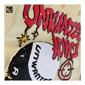 Own Logo Triple High Waist <b>Patch</b> Sweatpants and Hoodie with Trendy Embroidery Zipper Hooded Collar Tracksuit Set - Product Image 5