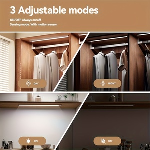 Barre lumineuse <span class=keywords><strong>LED</strong></span> décorative pour <span class=keywords><strong>cave</strong></span> à vin avec détecteur de mouvement magnétique pour comptoir de bar et vitrine, éclairage d'ambiance - Product Image 3