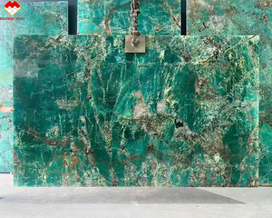 Granito Verde Amazonia de Lujo de Brasil, Granito Verde Esmeralda Retroiluminado, Diseño de Encimera y Mesa de Comedor, Granito Verde Hassan - Product Image 1