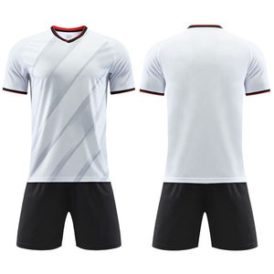 Uniforme de Fútbol Personalizado al por Mayor de Fábrica, Equipación de Fútbol de Poliéster Ligero para Clubes, Uniforme de Entrenamiento - Product Image 3