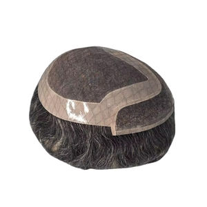 Peluca de Cabello Humano Taz Hair BD, Ondulado, Prótesis Capilar, 100% Cabello Remy Chino, con Frente de Encaje y Base Mono - Product Image 6