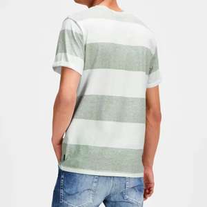 เสื้อยืดคอกลมสำหรับผู้ชาย, เสื้อยืดคอตตอน100% ปกติทรงเข้ารูปสีพื้นออกแบบโลโก้ได้เอง - Product Image 2