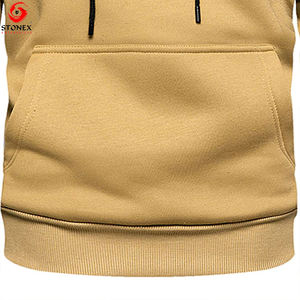 Custom Logo Design Black <b>Men</b> <b>Plain</b> 400 Gsm Heavy Cotton Thick Heavyweight Hoodie Blank High Quality <b>Hoodies</b> - Product Image 6