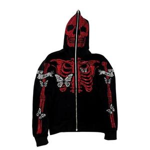 Nouveau à manches longues fabriqué en usine hommes pull à capuche de haute qualité à bas prix hommes visage intégral Zipp Up sweats à capuche pour hommes porter Service OEM - Product Image 4