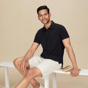 Camiseta en blanco, camisetas, venta al por mayor, logotipo Oem, algodón liso, tamaño, cuello redondo, hombres, alta calidad, 100, estampado personalizado, seda azul - Product Image 4