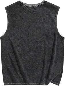 Camisetas elegantes de lavado ácido Boxy Cut 2025 Streetwear Fit Tela ligera para etiquetas de moda OEM y compradores a granel - Product Image 2