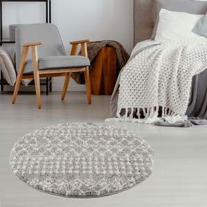Tapis d'intérieur en fourrure grise marocaine 1010, élégant et confortable - Product Image 2