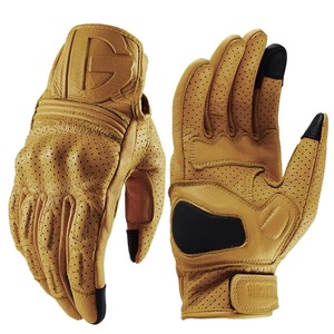 Gants de moto en cuir Hommes Femmes Gants de motocross Gants de moto Écran tactile Moto - Product Image 1